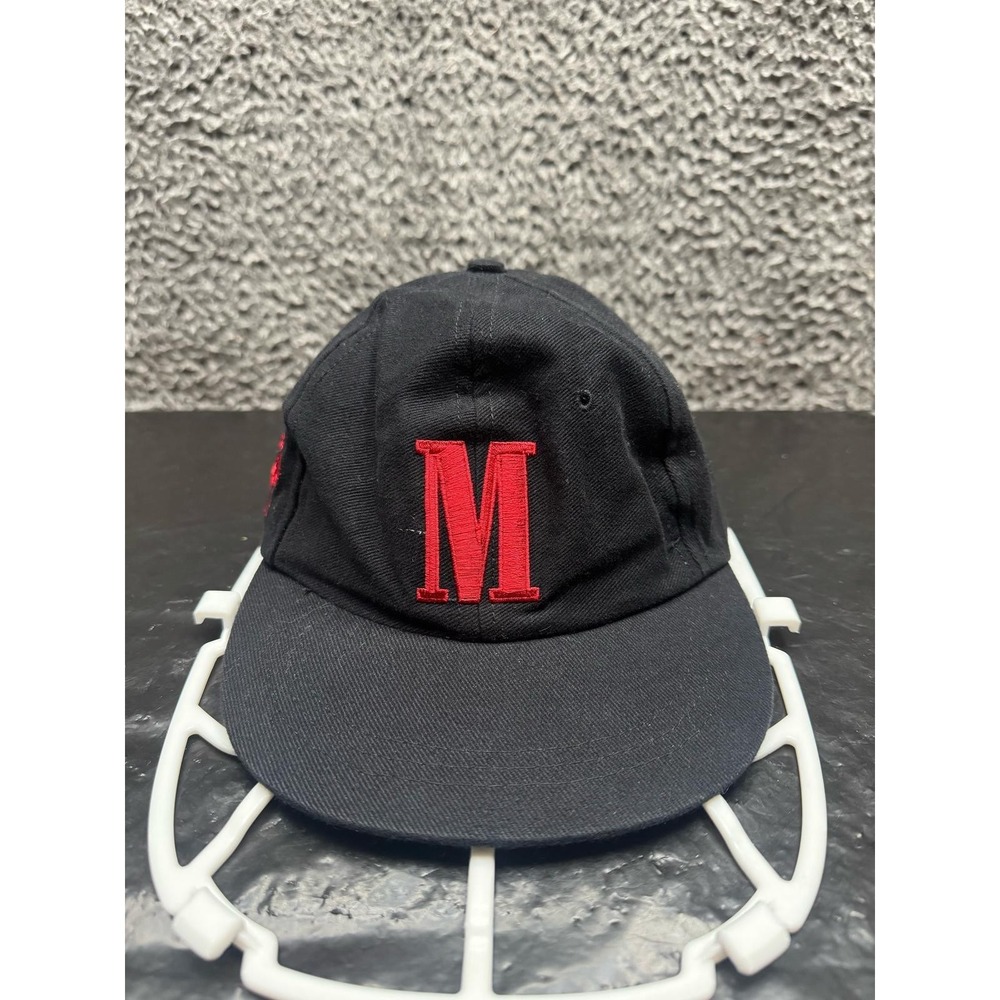 Vintage Vanguard Marlboro Cigarettes Corduroy Strapback Hat Black Mens One Size